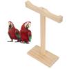 Parrots Standing Frame Birds Firm Wooden Training Rod Supplies for Play Exercise