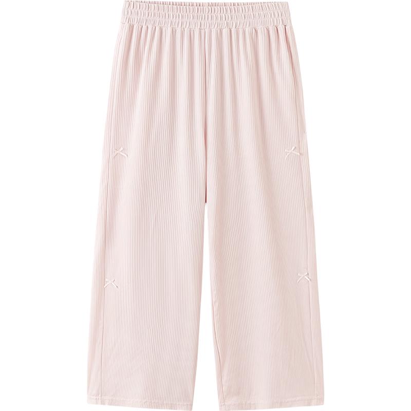

Balabala Girls Straight-Leg Bow Detail Summer Pants 150