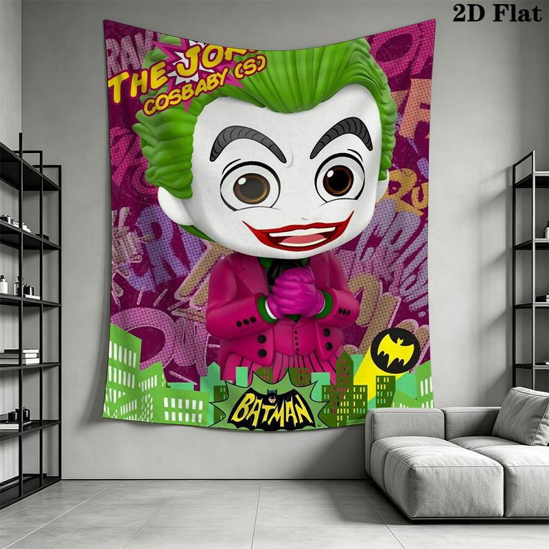 Cartoon Clown Pattern Home Decor Tapestry, Wall Hanging, Decorative RV Wall Cloth.MGT0918125