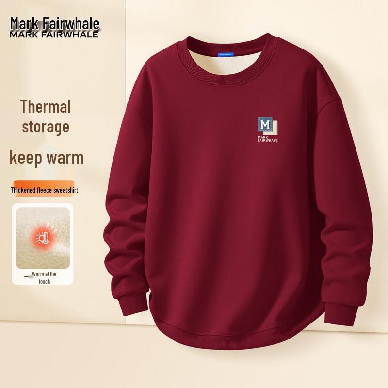 

Mark Fairwhale Men s Fleece Pullover Sweatshirt 2XL (185)