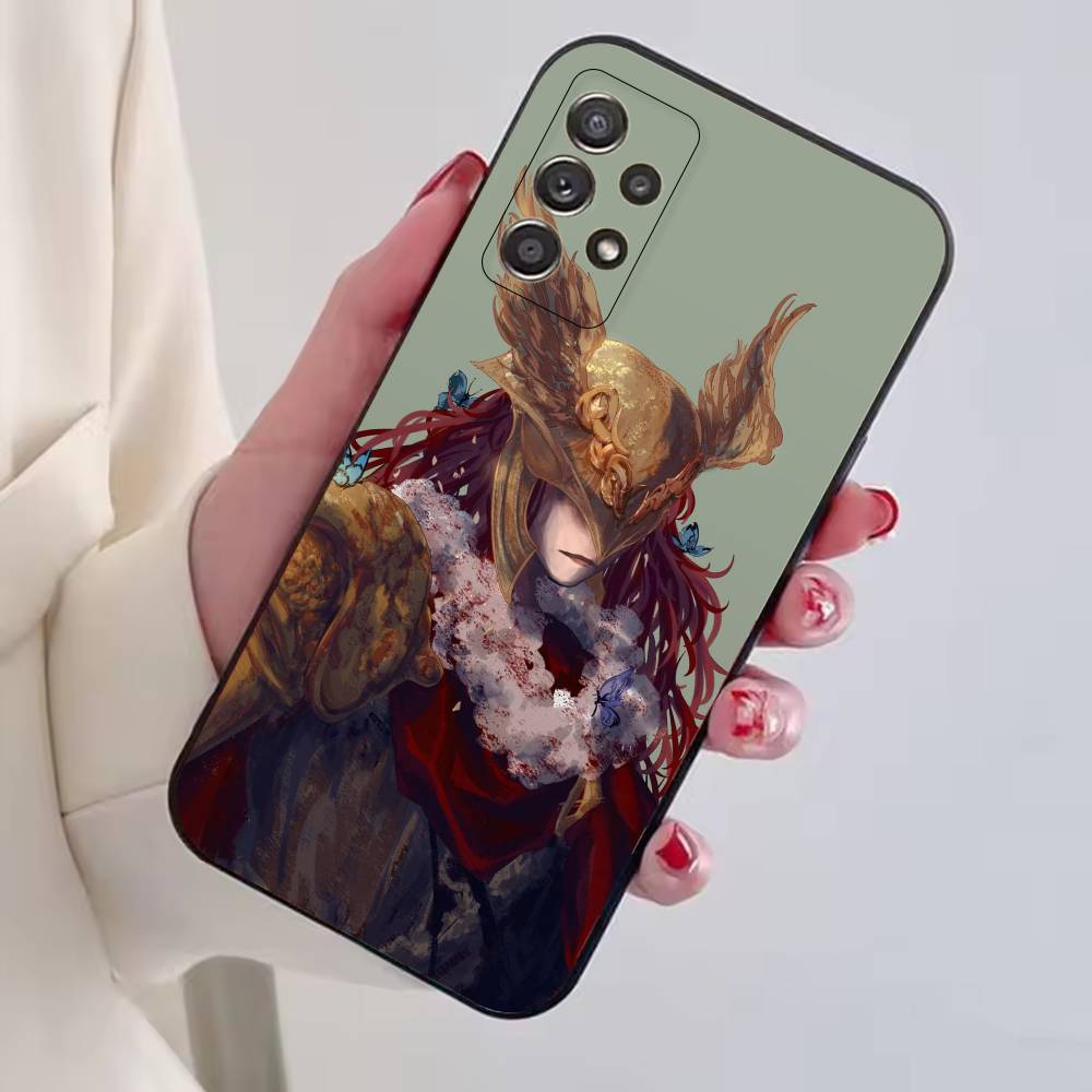 

Game E-Elden Ring M-Malenia Phone Case For Samsung S25,S24,S21,S22,S23,S30,Ultra,S20,Plus,Fe,Lite,Note,10,Black Cover Samsung S20fe