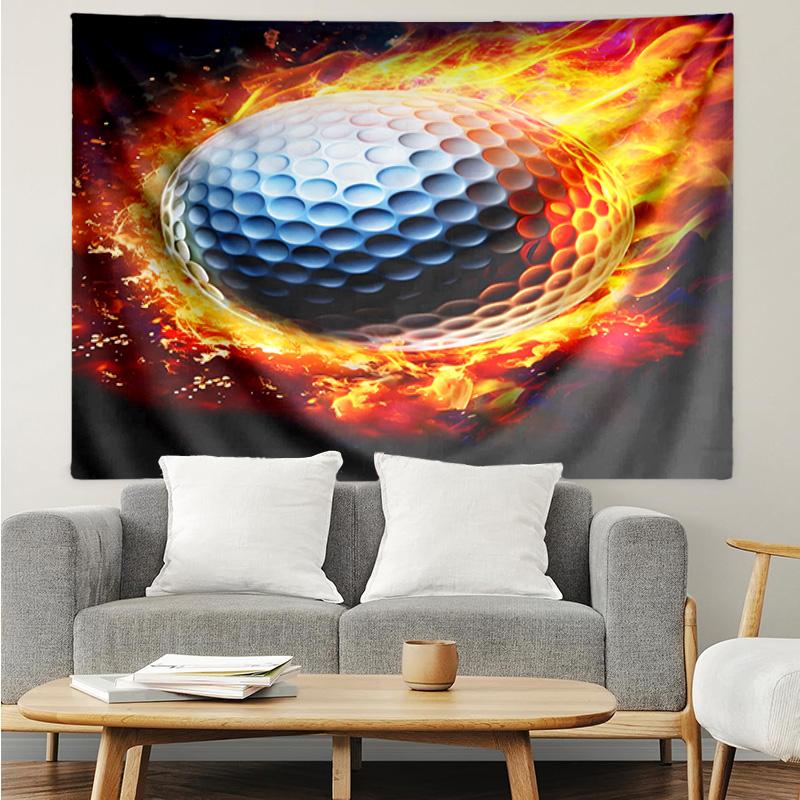 1PC Electric Football Fire K-pop music group Tapestry Accessories for Bedroom,Livingroom, dormitory Room Wall Decor Fan Birthday Gifts