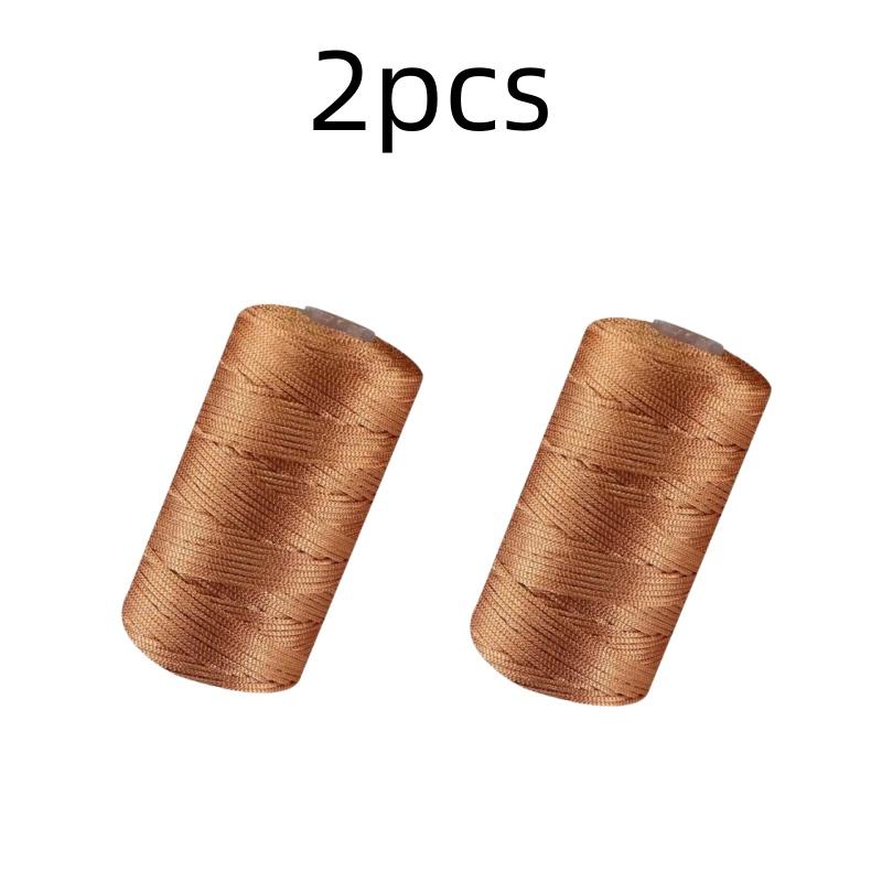 New Summer Crochet Yarn 1.5mm Thin Ice Cotton Thread for Hand Knitting Bag Hat Shoes 100g Hollow Line Colorful Nylon Cord