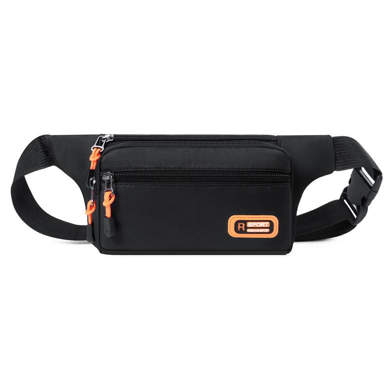 New Style, Four Zipper, Multi-layer, Men's Waist Bag, Men's Running and Fitness, Outdoor Sports, Leisure, Women's, Travel, Mobile Wallet