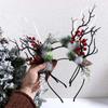 Branch Deer Horns Flower Hair Accessories Antlers Headband Korean Style Head Hoop Women Hair Band
