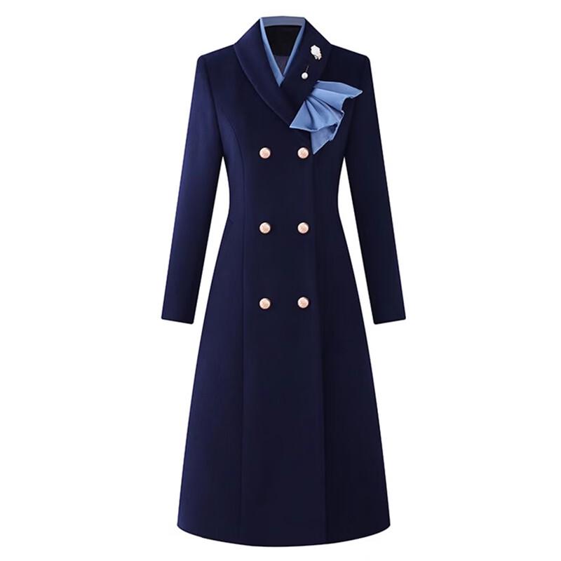 Taluoman Guofeng Wool Blend Professional Overcoat