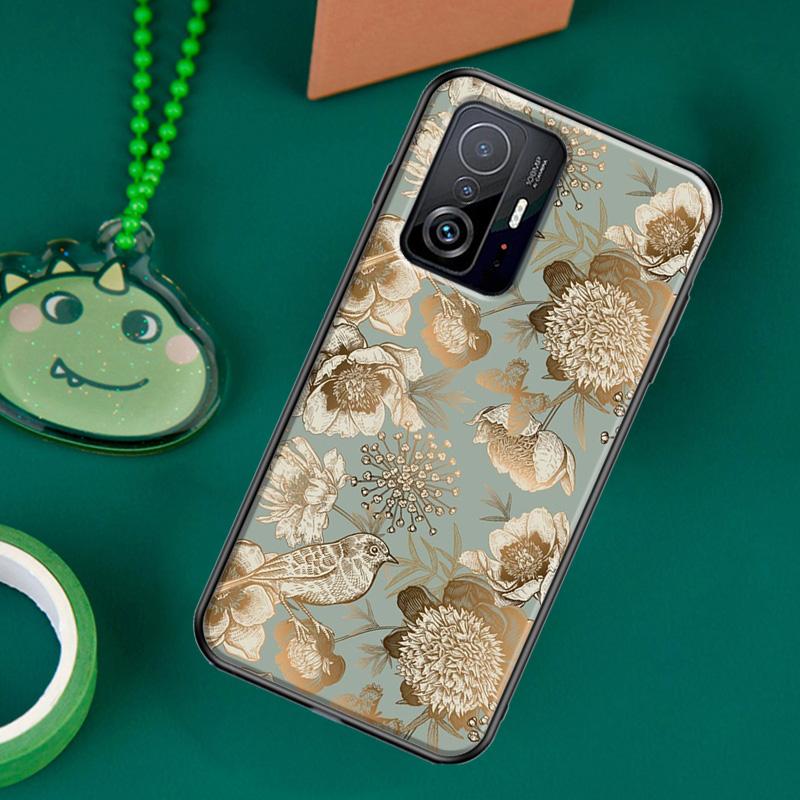 Garden Birds Case For POCO F5 X5 X3 Pro X4 F4 GT F3 M5s C40 Cover For Xiaomi 13 12 Lite 11T 12T Pro 12X