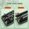 1pcs Student Abacus Seven-bead Mental Arithmetic Reset Abacus Soroban Calculator Kid Counting Tool Mathematics Abacus Education
