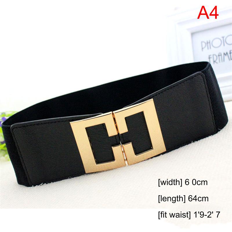 Women Wide Waist Stretch Cinch Girls Waistband Waist Seal Wide Belts