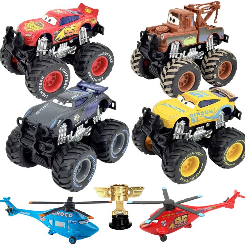 Disney Pixar Cars 1:55 Scale Metal Model - Lightning McQueen Jackson Storm Mater Inertial Force Car Toy for Boys