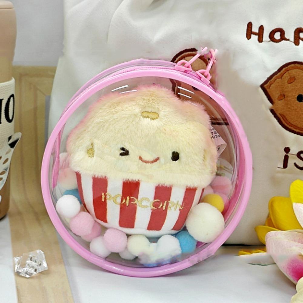 Silicone Lanyard Plush Doll Outgoing Bag Dust-proof Doll Storage Bag  Children Gift