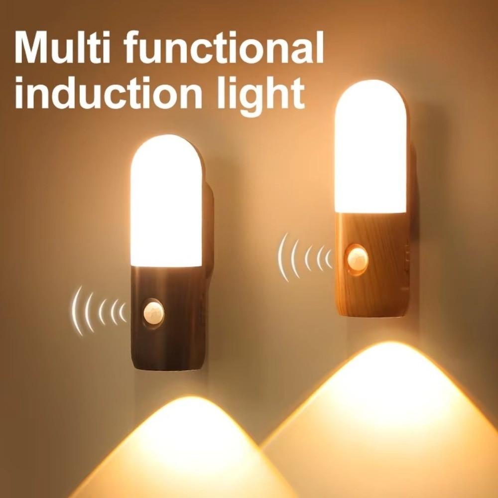 INS Motion Sensor Night Light Adjustable Brightness Atmosphere Light Smart Wall Light Indoor Light