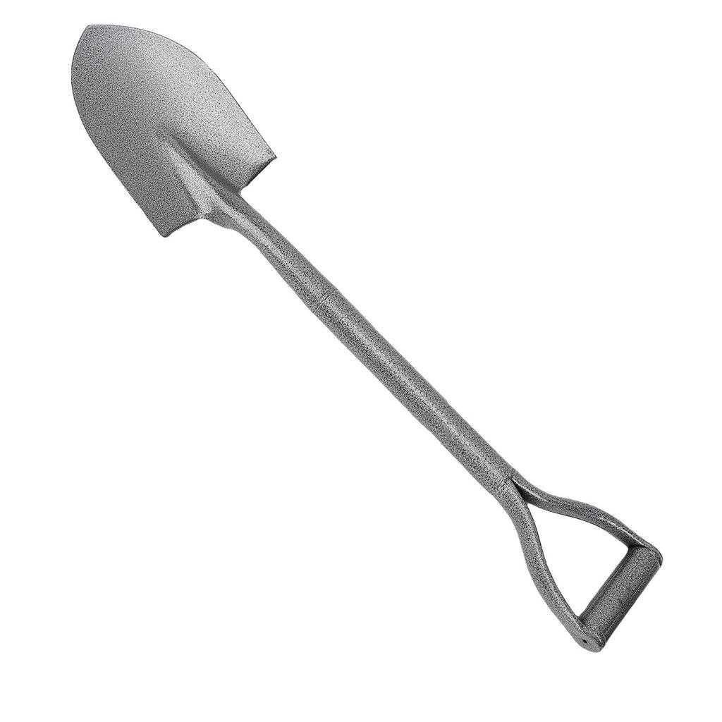Integrated All Metal Shovel D Handle Tip Head 76cm Manganese Steel Digging Shovel for Camping Planting