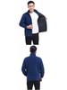 Men's Plus Size Fleece Jacket: Loose Fit for Middle-aged and Elderly, Perfect for Autumn and Winter