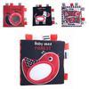 Baby Black White Red Visual Stimulation Book Animal Ocean Tag 3d Cloth Book Early Education Toy