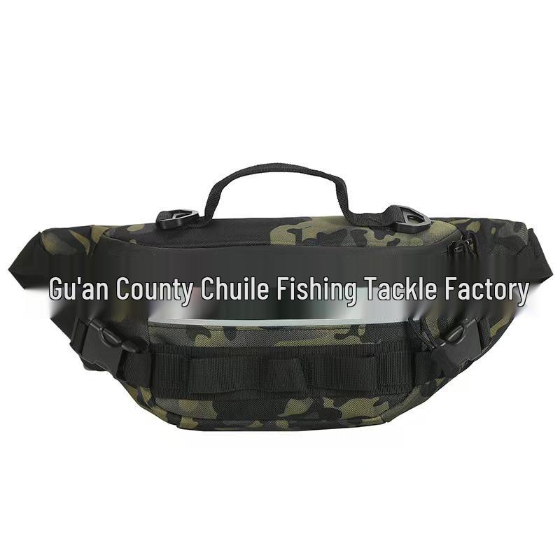 Luya Men's Multifunctional Waterproof Waist Bag for Fishing and Outdoor Travel