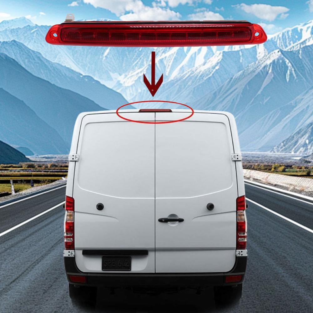 LED High Mount Stop Light Wear-Resistant High Level Third Brake Light Rear High Mounted Stop Lamp for Kraft 2E0945097 2006-2016