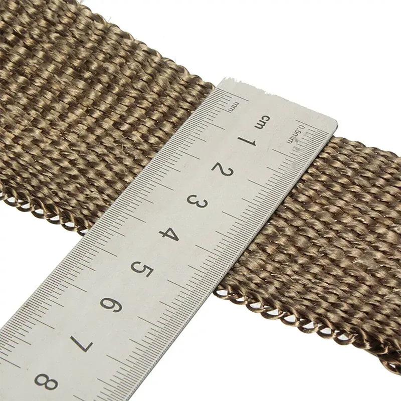 10M Motorcycle Exhaust Thermal Tape Header Heat Wrap Manifold ulation Roll Resistant with Stainless Ties Motorcycle Parts