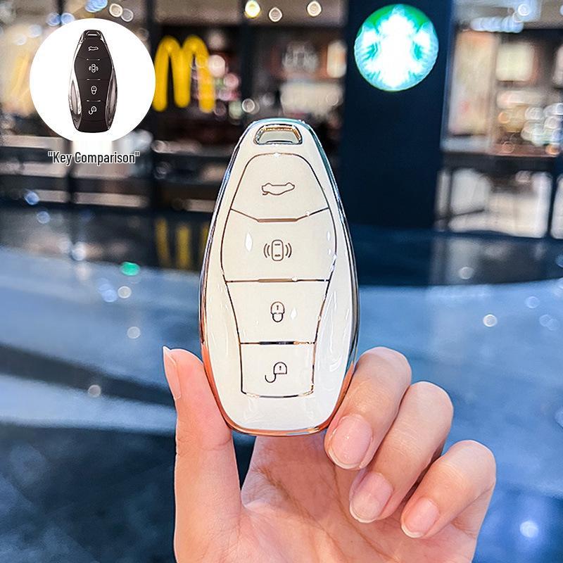 Premium Key Cover for Hongqi H5 HS5 H6 HS3 H9 HS6 EQM5 HS7 Models