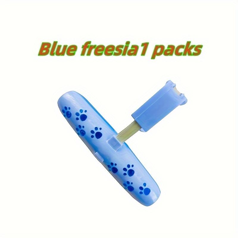 

1 шт. Гель 3-в-1 для автоматической очистки и дезодорации туалета - Регулируемый, подвесной дизайн для легкого доступа - Эффективное удаление пятен и запахов Blue Freesia 1 Pcs