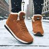 Women's Fashion Winter Boots Plush Lined High Top Design Anti Slip Rubber Outsole Snow Sneakers  New Soft Winter Ankle Boots