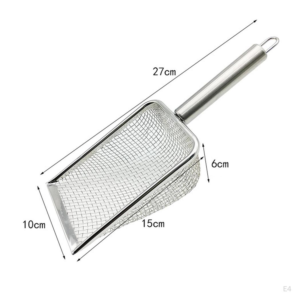 Cat Litter , Fine Mesh Metal Reptile Cleaner for Kitty Aquarium Cats