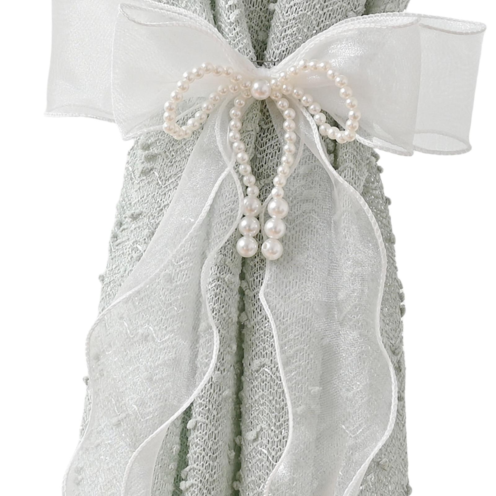 

2pcs Decorative Bow Curtain Tiebacks Curtain Holder Featuring Cute Butterfly And Beads For Stylish Home Decorations