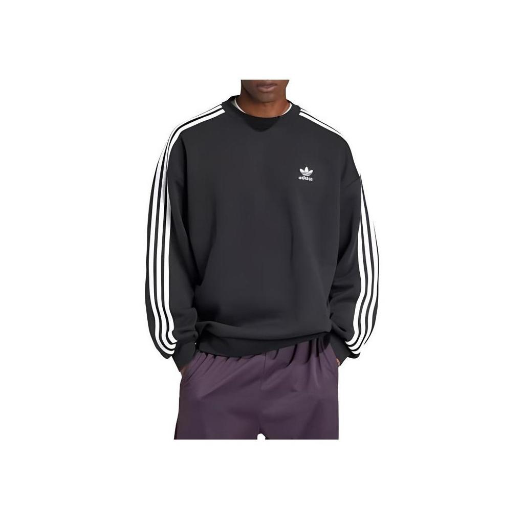 adidas Originals Adicolor Oversized Crew Sweatshirt Black IZ1829