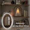 Miroir Fantôme Lumineux LED Alimenté par Batterie Miroir Fantôme Lumineux Miroir Mural Suspendu Chambre à Coucher