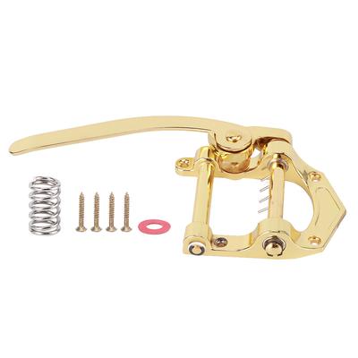 Tailpiece Vibrato Bridge for for SGTeleLP Flat Top Electric Guitar Tremolo SystemGold