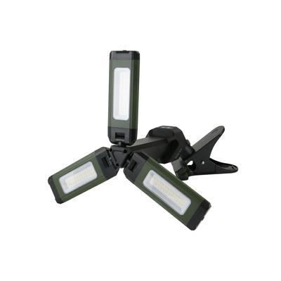 SK11 Wiederaufladbares LED-Blattlicht Gesamtlichtstrom einfache regenfeste Aufbewahrungstasche inklusive (SK11) Clip, 2000lm, Tageslicht/Weiß umschaltbar, Typ,