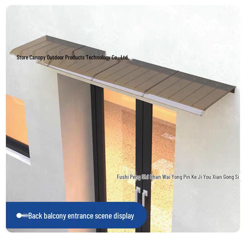 PC Invisible Rain Canopy Polycarbonate Sun Shade for Balcony Window or Electrical Box