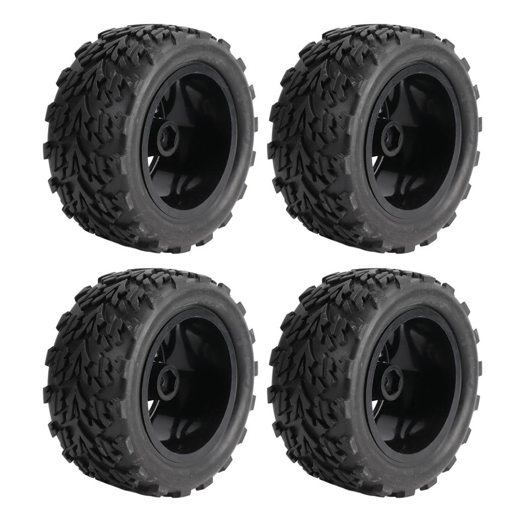 4Pcs 1/10 Scale Short Course Truck Tires RC Wheels Tires for Traxxas Slash 1/10 Remote Control Car