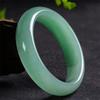 Natural High-Grade Spinach Green Dongling Jade Bracelet