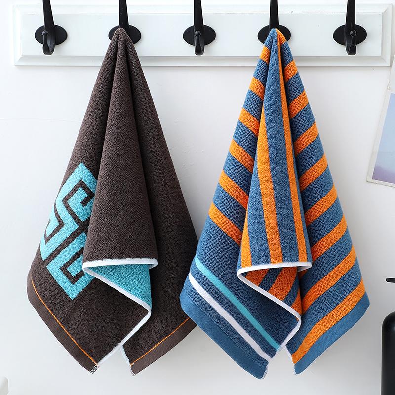 Cotton Household Adult Men's Special Face Wash Towel Full Cotton Line Thickened Lengthened Quick-drying Bath Towel