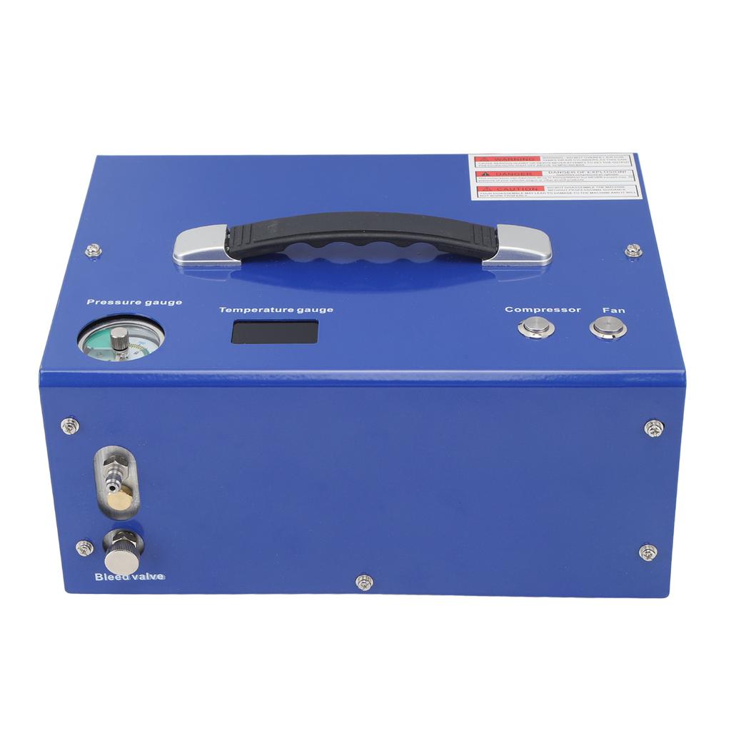 PCP Air Compressor Built in Transformer 4500Psi 30Mpa Automatic Stop High Pressure Compressor with 5 Filter Cotton US