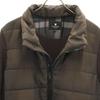 BLACK LABEL CRESTBRIDGE Padded switching Knit jacket LL Brown Women Used