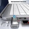 Multiple Device Card Reader USB2.0 Type C Port Supports SDTF Cards Up To 128GB Instants Recognition For Office Travel Use