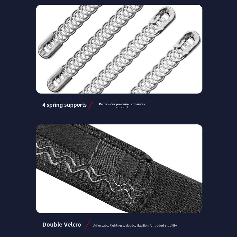 Patella Shock Absorption Leg Brace Protector Anti-slip Silicone Strip Fitness Knee Pad  Men