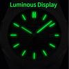 Men's Fashion Analog Quartz Wristwatch Octagonal Bezel Stainless Steel Band Calendar Dial Casual Dress Watch for Men