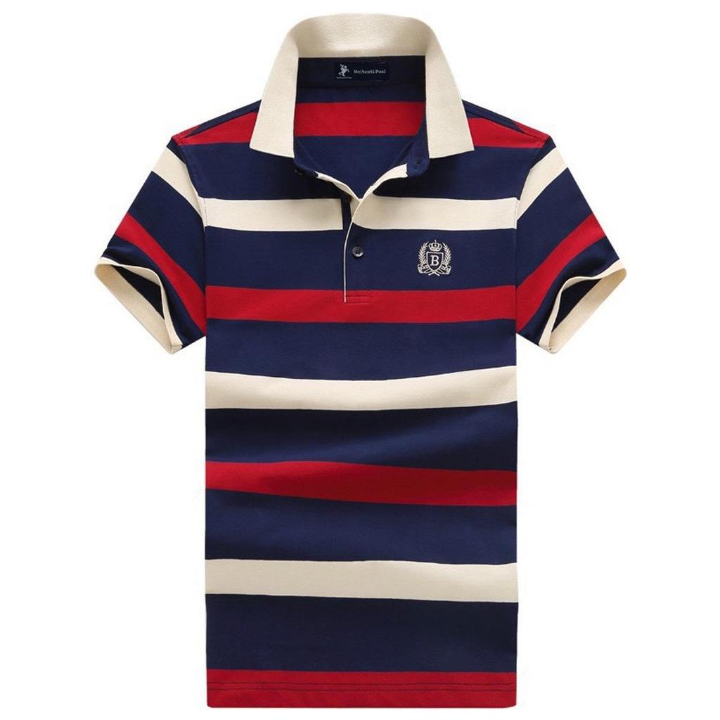 STORN Polo Shirt Men New Mens Short Sleeve Polo Shirt Mens Embroidered Top Clothes Men's Business Casual Polo Shirt