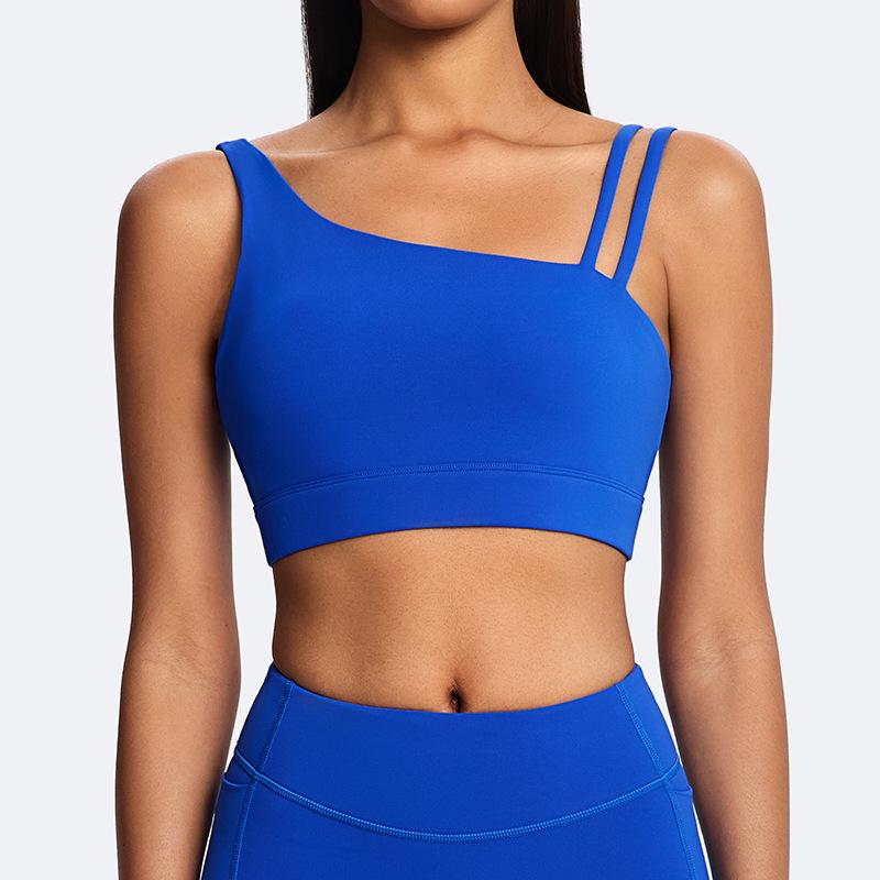 Экологичный спортивный бюстгальтер - Высокая поддержка для женской йоги и бега XS