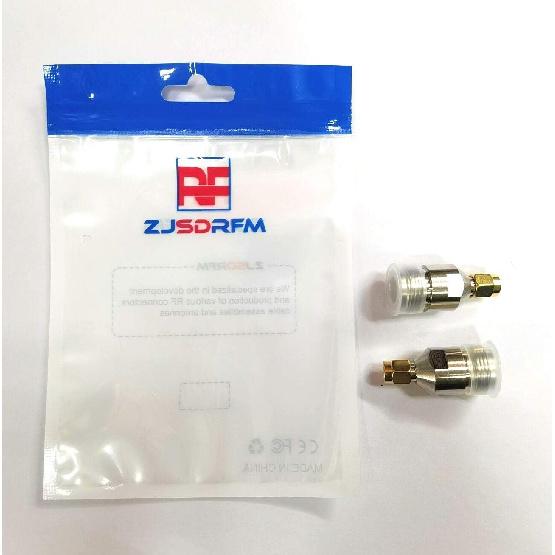 ZJSDRFM 2pcs RF coaxial Coax Adapter SMA Male to N Female Connector