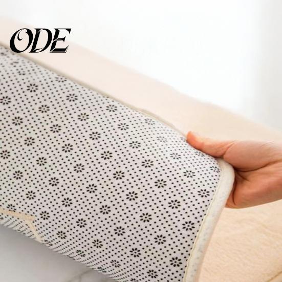 Coral Velvet Bath Mat 2Pcs/Set Bathroom Floor Non-Slip Bottom 40x60cm Durable 40x50cm U-Shaped Square Pad Absorbent Rug