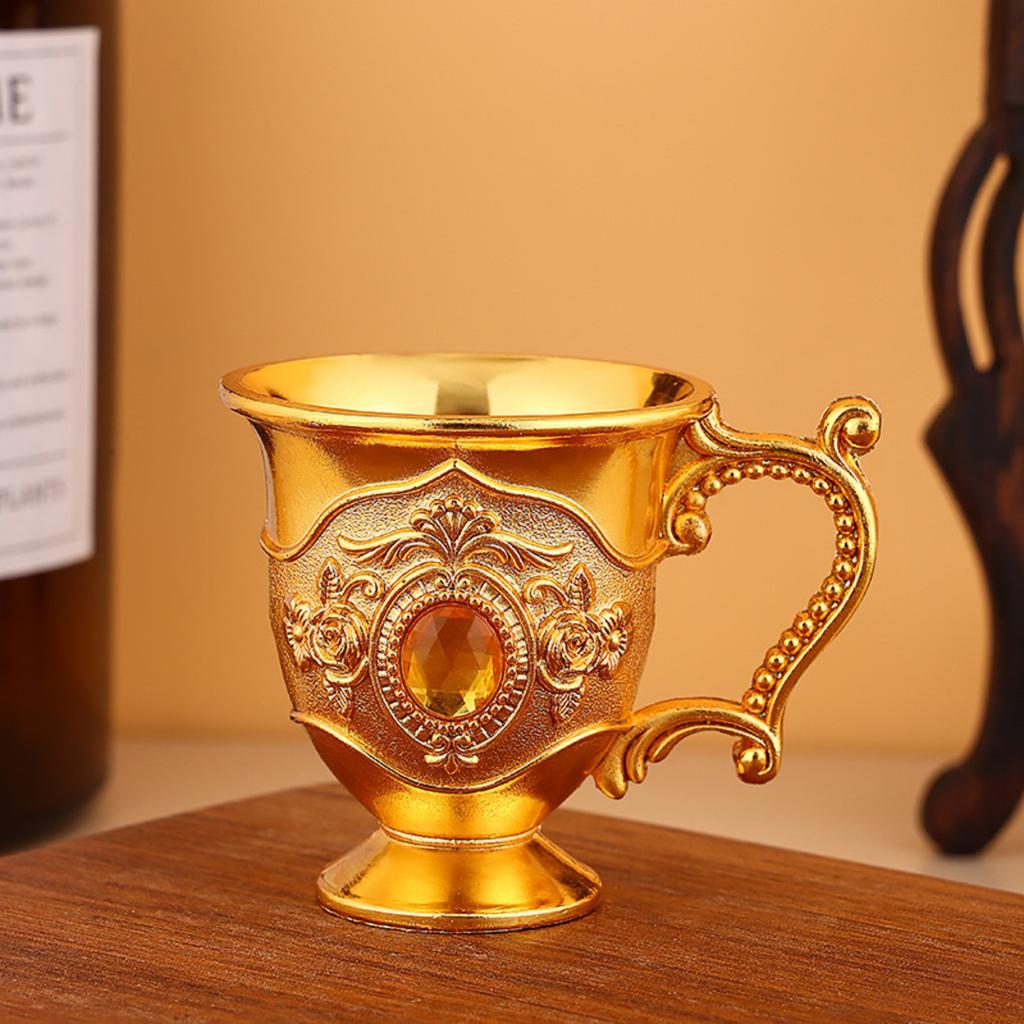 Tasse en métal, Tasse à thé maison, Tasse à anse rétro créative