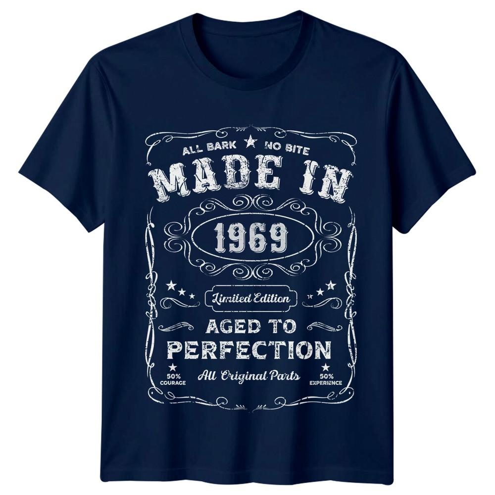 Made In 1969 Unisexs T Shirt 57th Birthday Gift Vintage fiftyseven Year Old