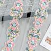 Pink Embroidery Mesh Hollow Beads Barcode Clothing Lolita Skirt Bag Decorative Sequins Lace Accessories