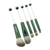 5 Eye Makeup Brushes Set Soft Synthetic Fiber Tool Kit for Women