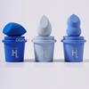 Blue Beauty Egg Set Gourd Water Drop Puff Makeup Puff Set Colorful Cushion Cosmestic Sponge Egg Tool Wet and Dry Use Makeup