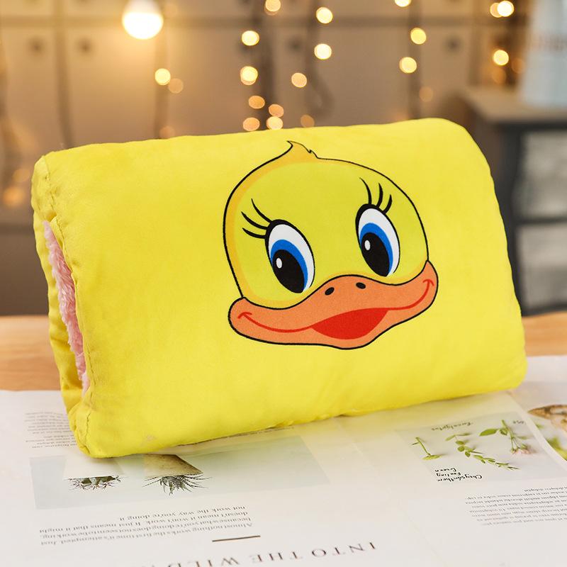 

Adorable Cartoon Animal Plush Hand Warmer Pillow and Muffs for Girls 30x20cm